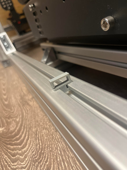 3D Printed Extrusion Clip Wire Organiser – Cable Management for Sim Rigs